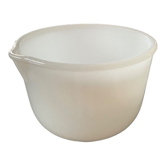 Sunbeam Mixmaster Stand Mixer Glasbake Milk Glass Small Mixing Bowl 20CJ 6.75" - Picture 2 of 10